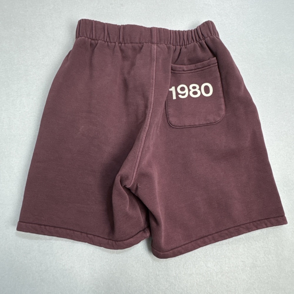 Pacsun Pacific Sunwear Patterns Sweat Shorts Burgundy‎ Men's Size M - Picture 4 of 8